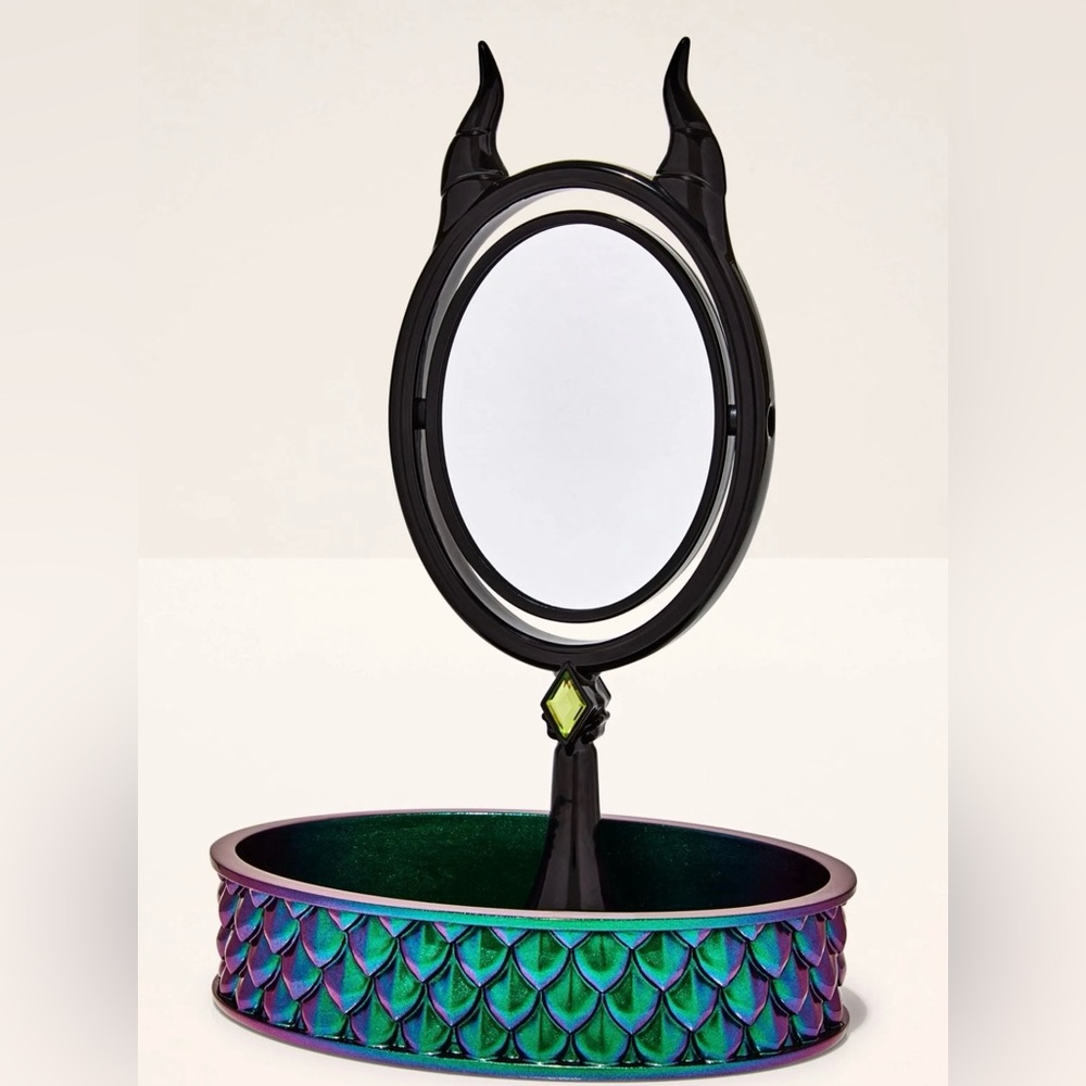 BATH & BODY WORKS DISNEY VILLAINS COLLECTION MALEFICENT BODY CARE TRAY MIRROR